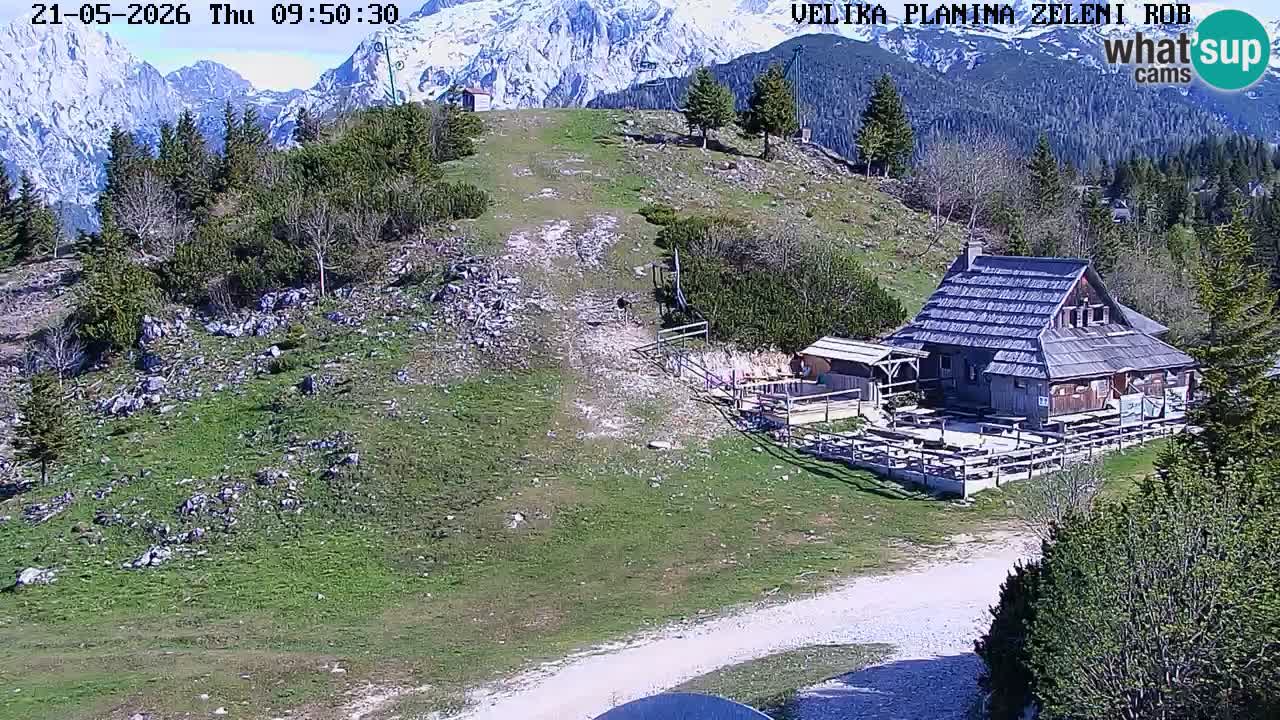 Zeleni Rob – Webcam live | Velika Planina