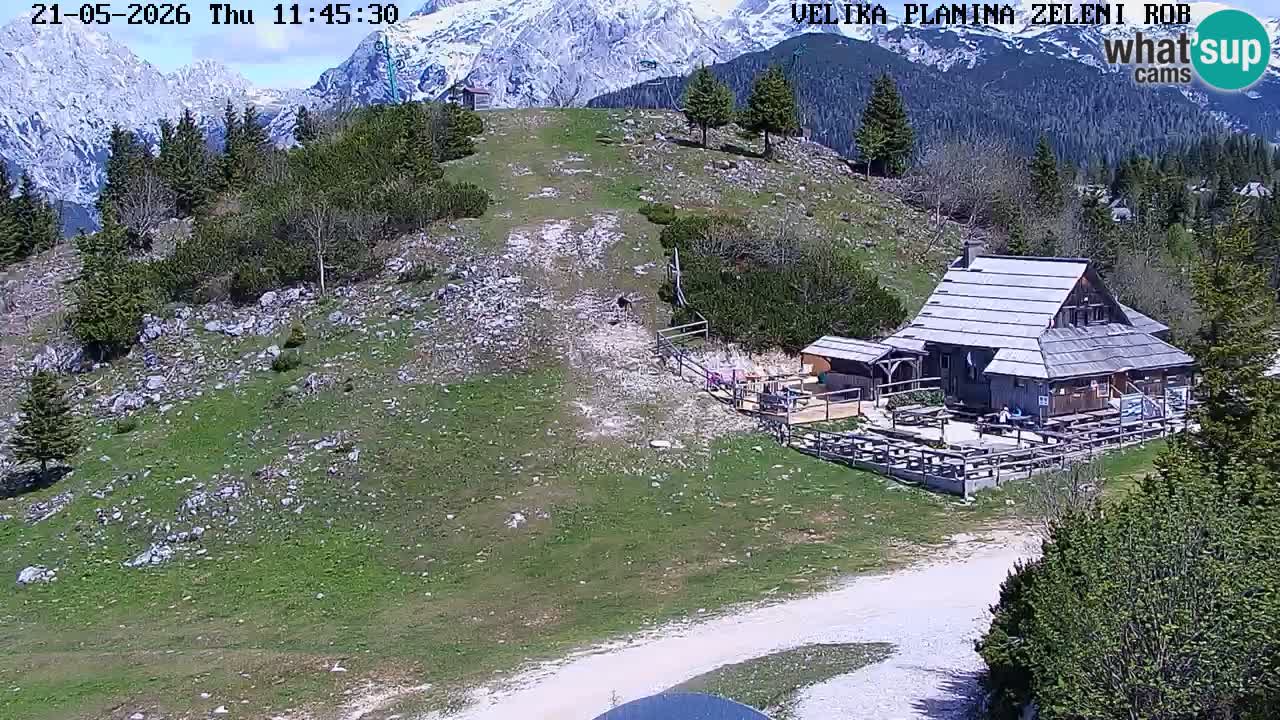 Zeleni Rob – Webcam live | Velika Planina