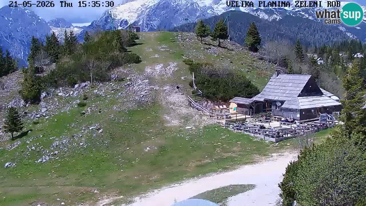 Zeleni Rob | Web kamera Velika Planina