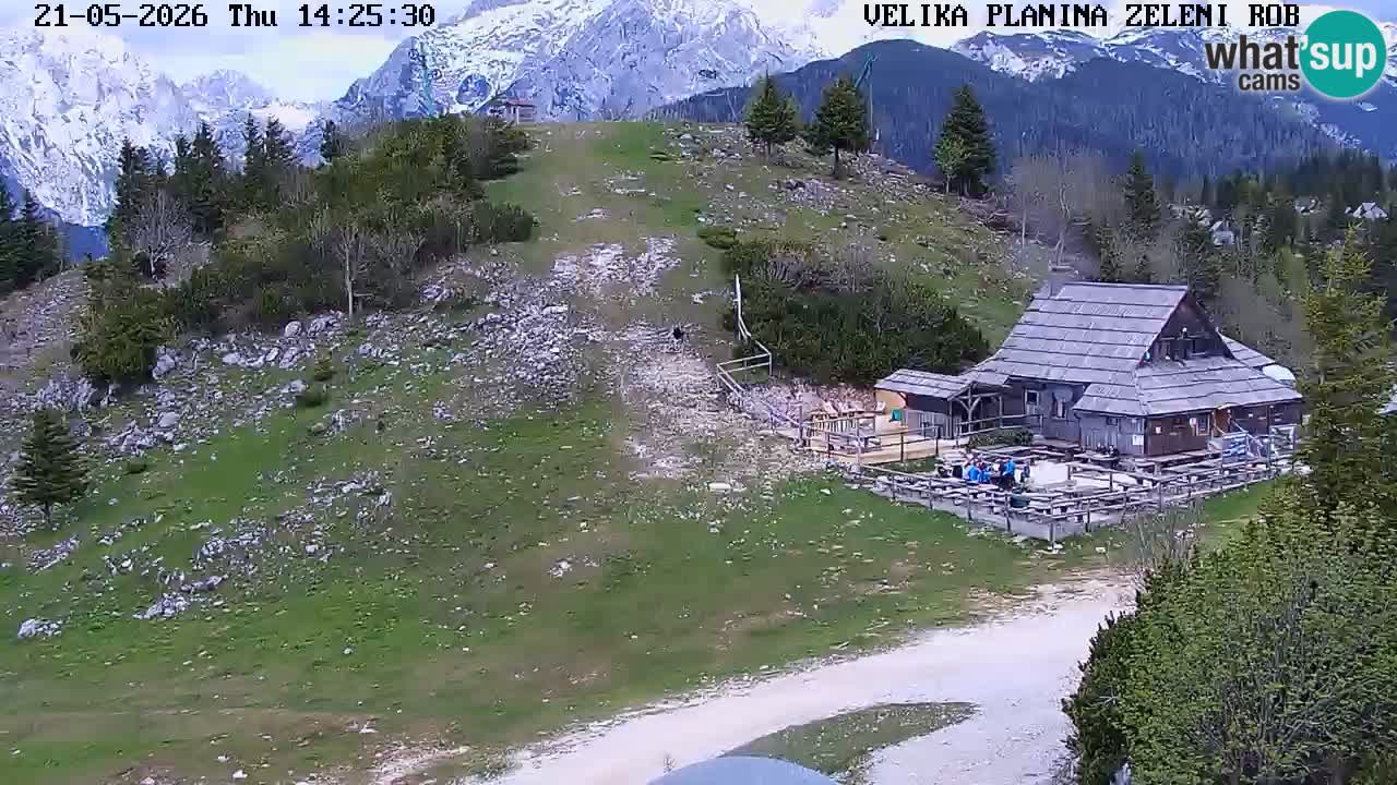 Zeleni Rob – Webcam live | Velika Planina