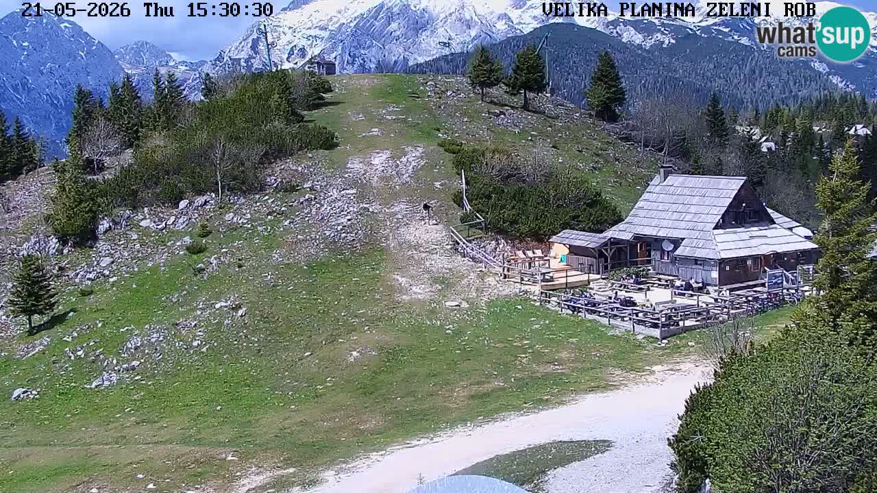 Zeleni Rob – Webcam live | Velika Planina