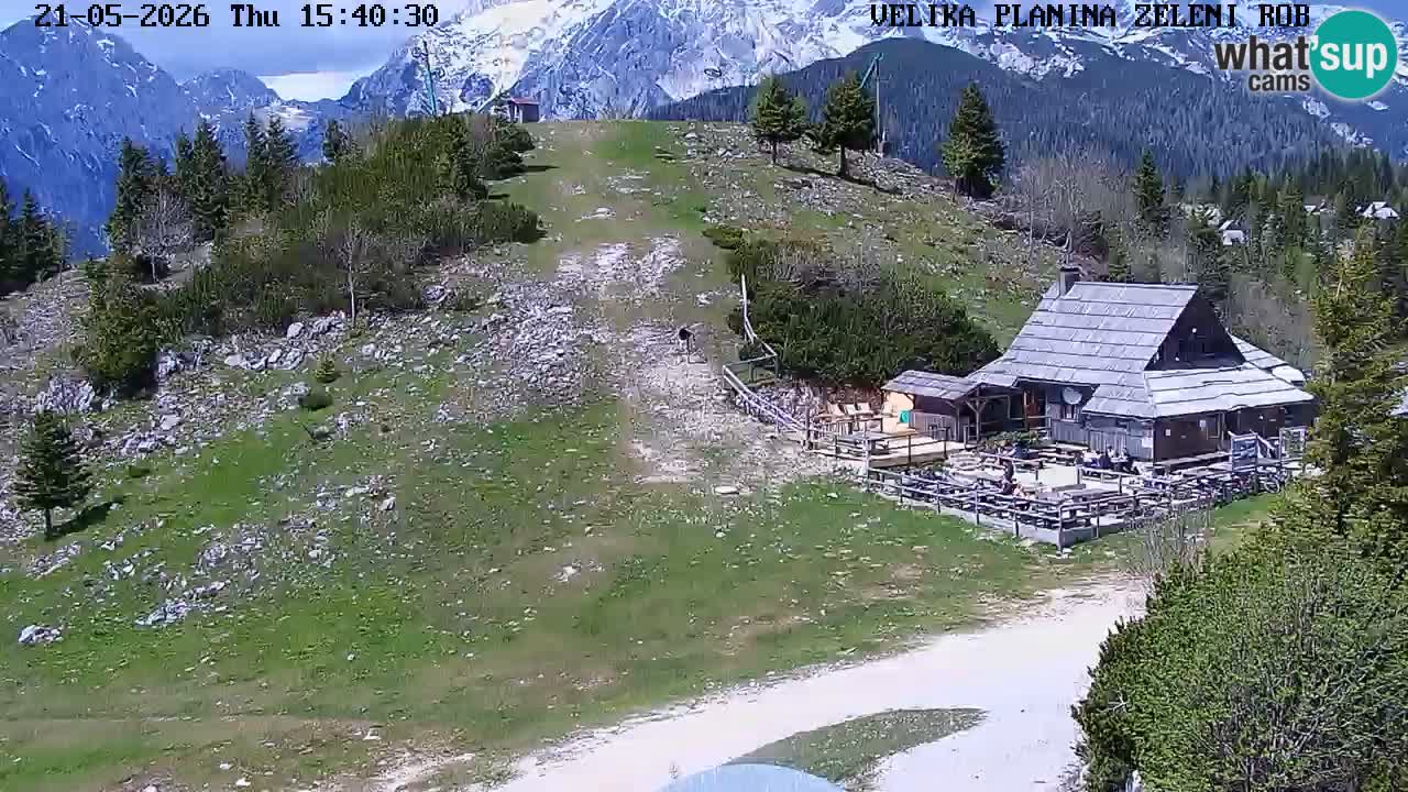 Zeleni Rob – Webcam live | Velika Planina