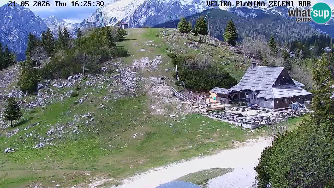 Zeleni Rob – Webcam live | Velika Planina
