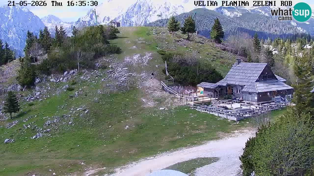 Zeleni Rob | Webcam live Velika Planina