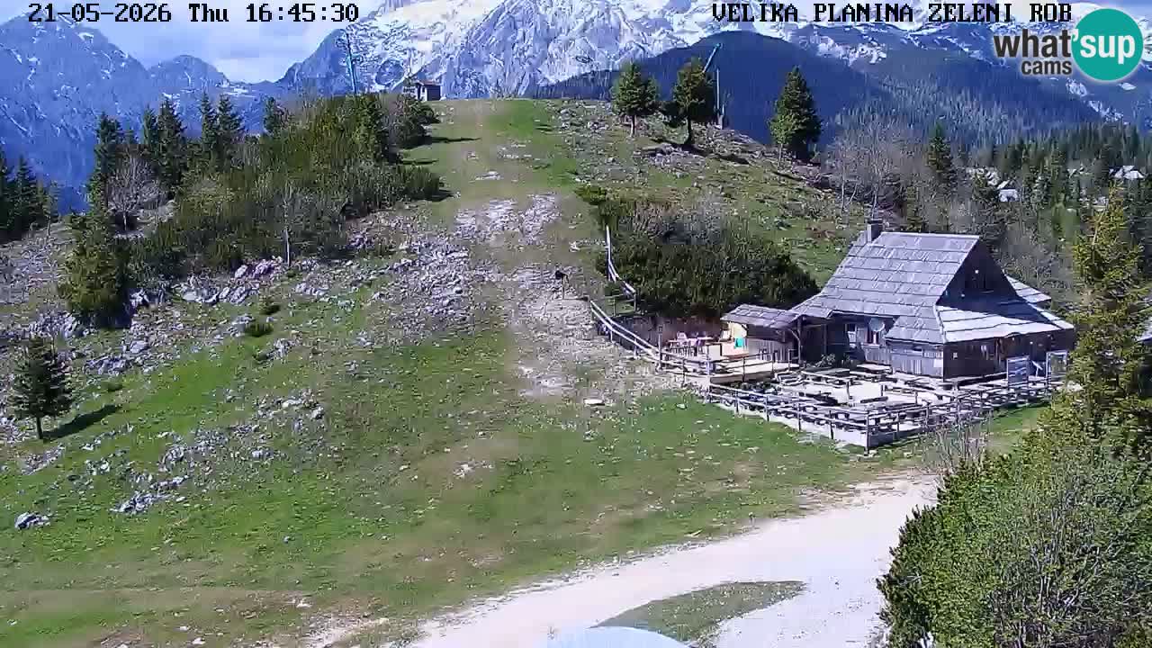 Zeleni Rob | Webcam live Velika Planina