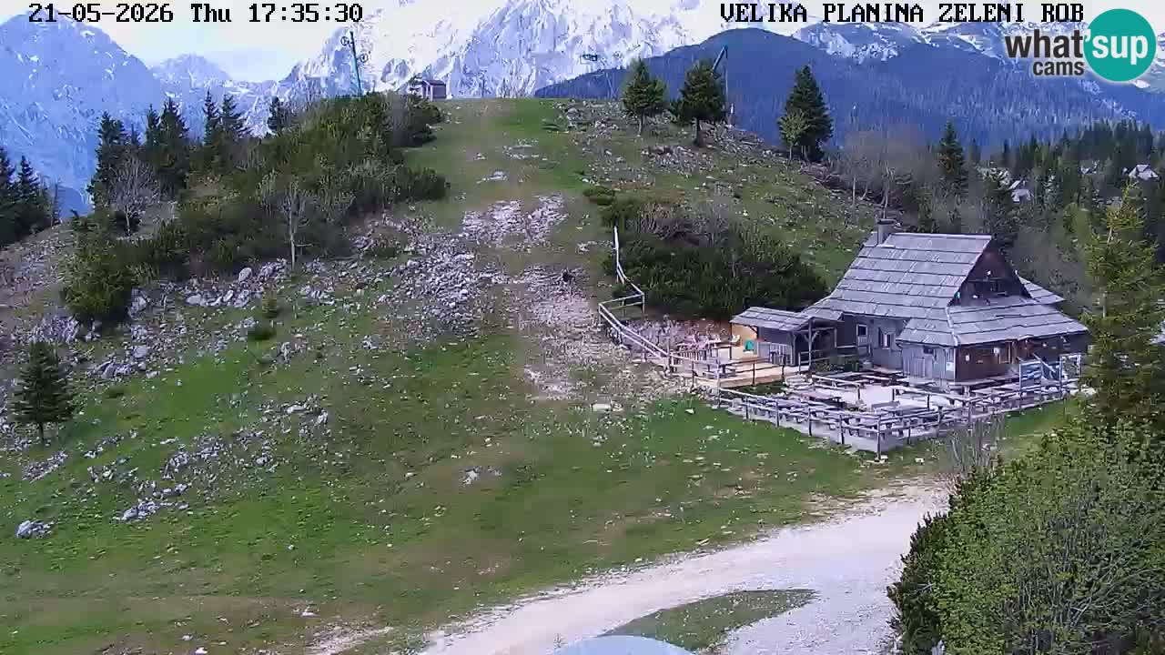 Zeleni Rob – Webcam live | Velika Planina