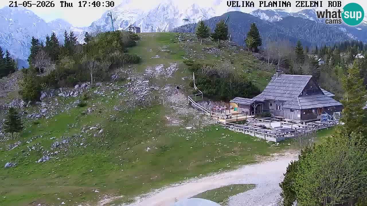 Zeleni Rob | Webcam live Velika Planina