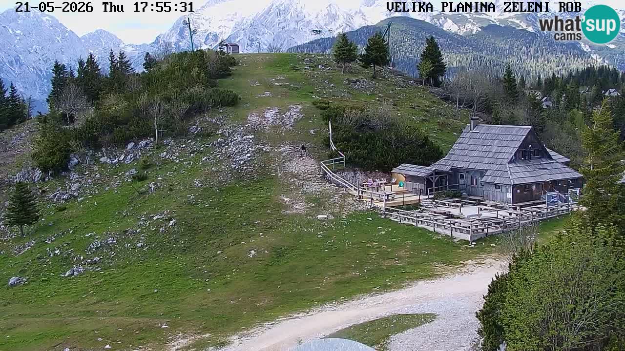 Zeleni Rob | Web kamera Velika Planina