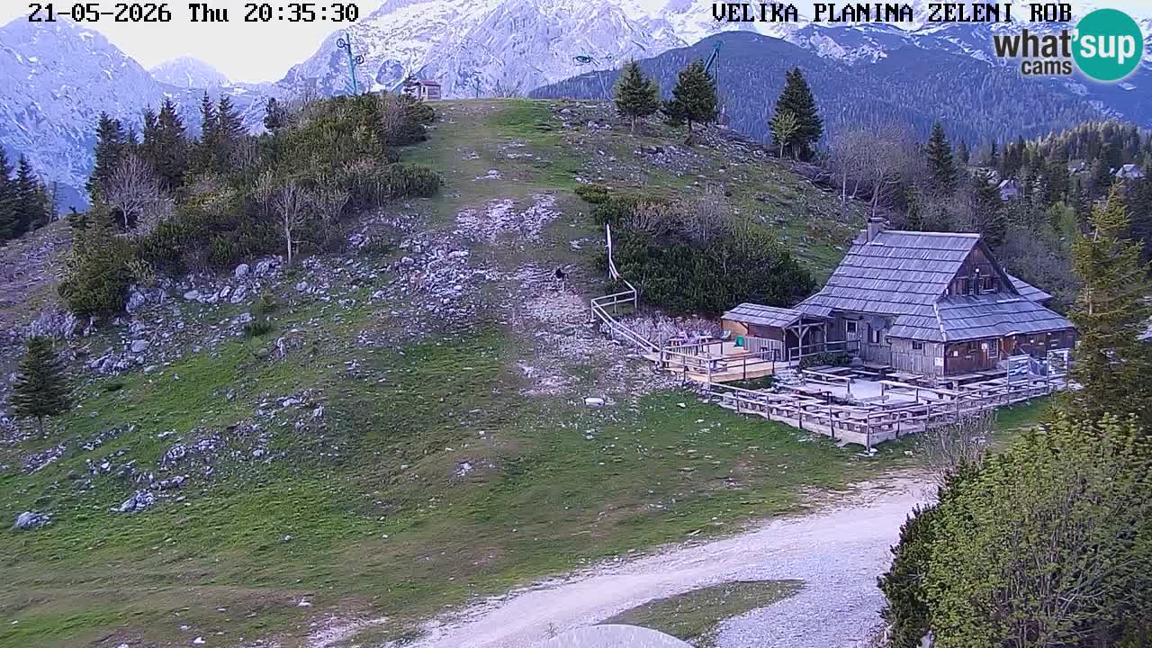 Zeleni Rob – Webcam live | Velika Planina