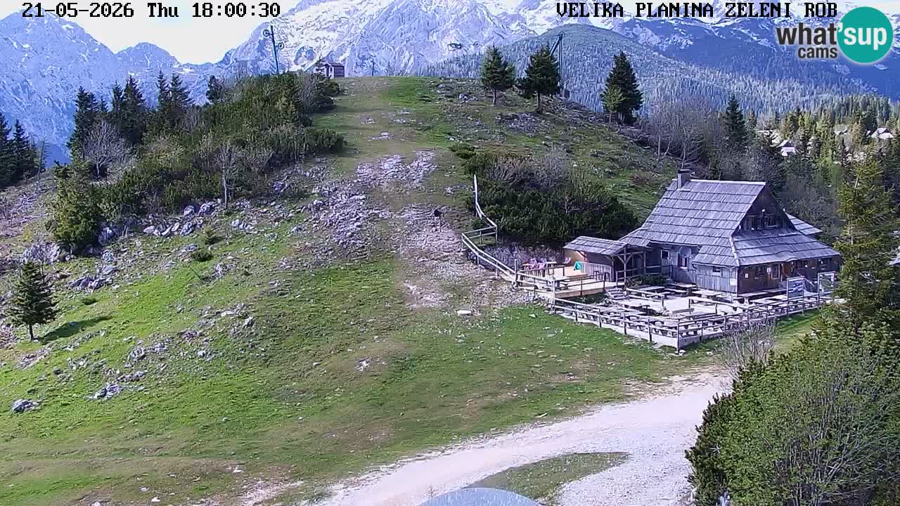 Zeleni Rob – Webcam live | Velika Planina