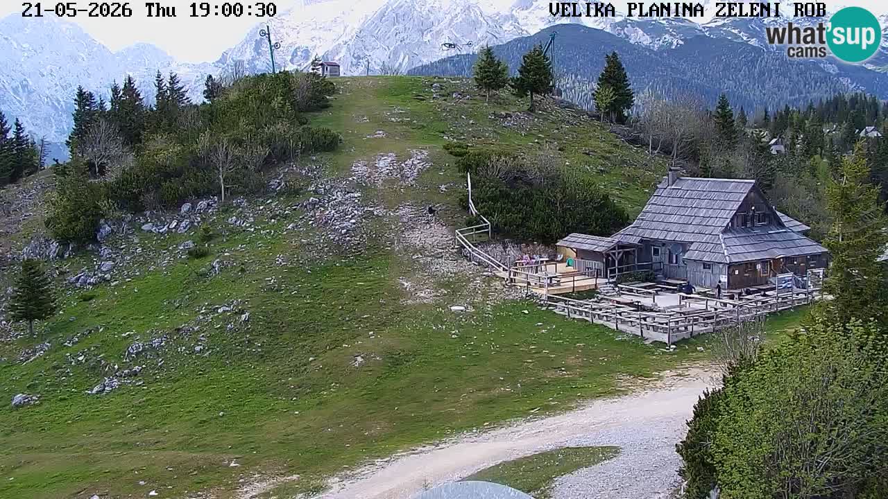Zeleni Rob – Webcam live | Velika Planina