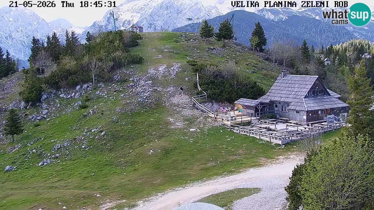 Zeleni Rob – Webcam live | Velika Planina