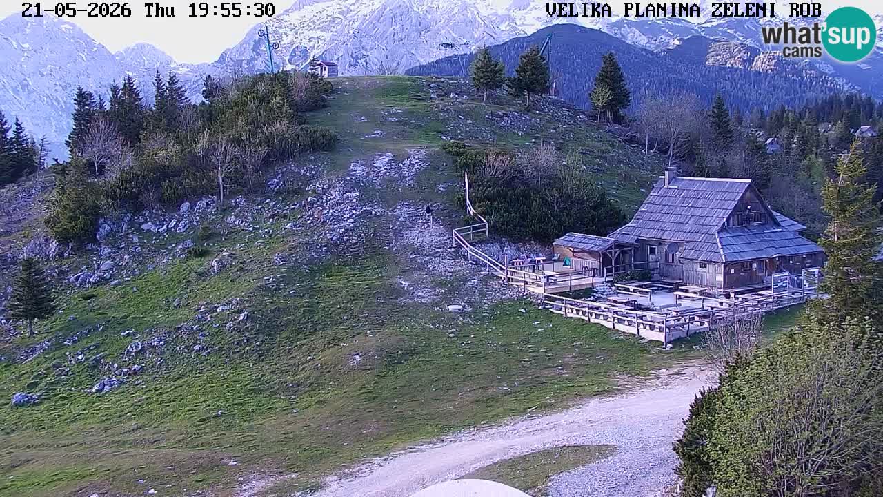Zeleni Rob – Webcam live | Velika Planina