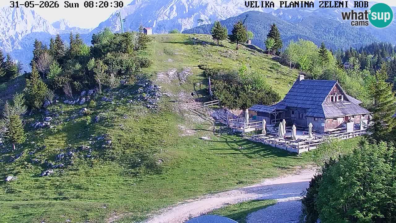 Zeleni Rob | Webcam live Velika Planina