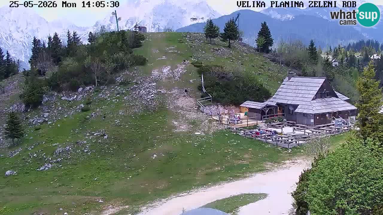 Zeleni Rob – Webcam live | Velika Planina