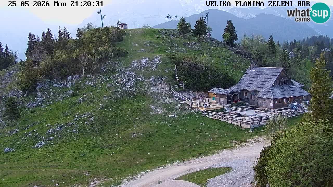 Zeleni Rob – Webcam live | Velika Planina