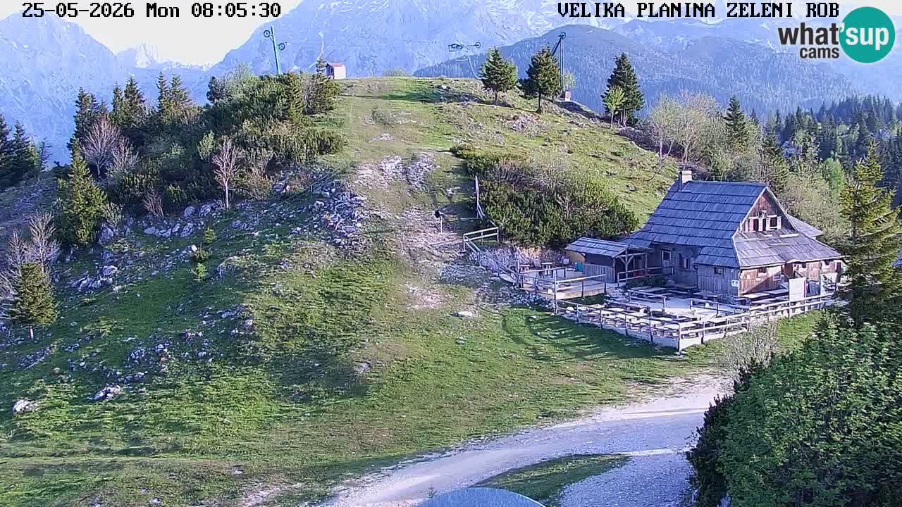 Zeleni Rob – Webcam live | Velika Planina