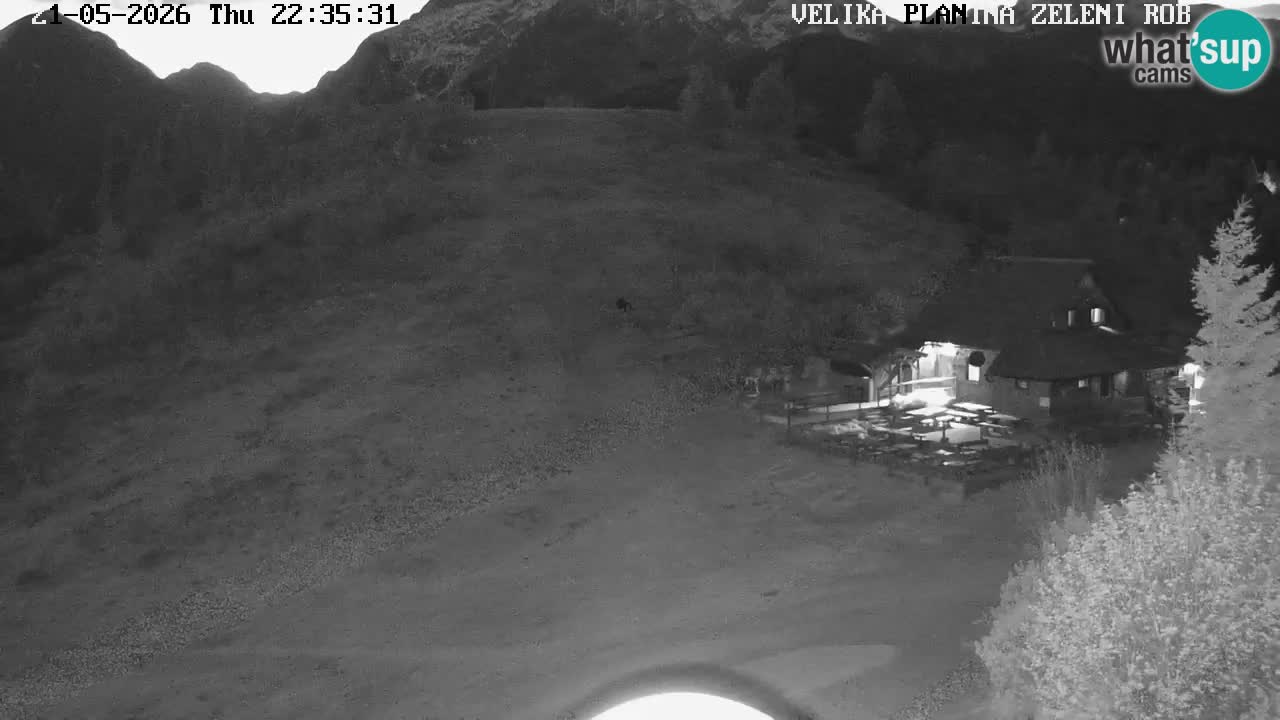 Zeleni Rob | Webcam en vivo Velika Planina
