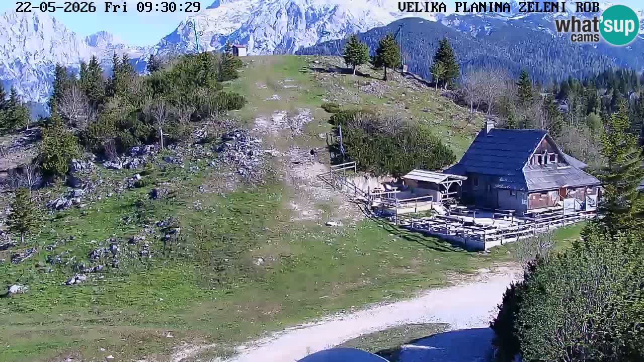 Zeleni Rob | Web kamera Velika Planina