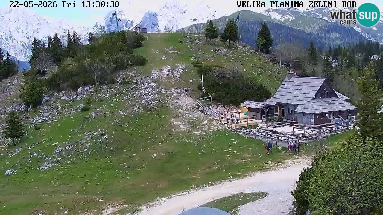 Zeleni Rob | Web kamera Velika Planina