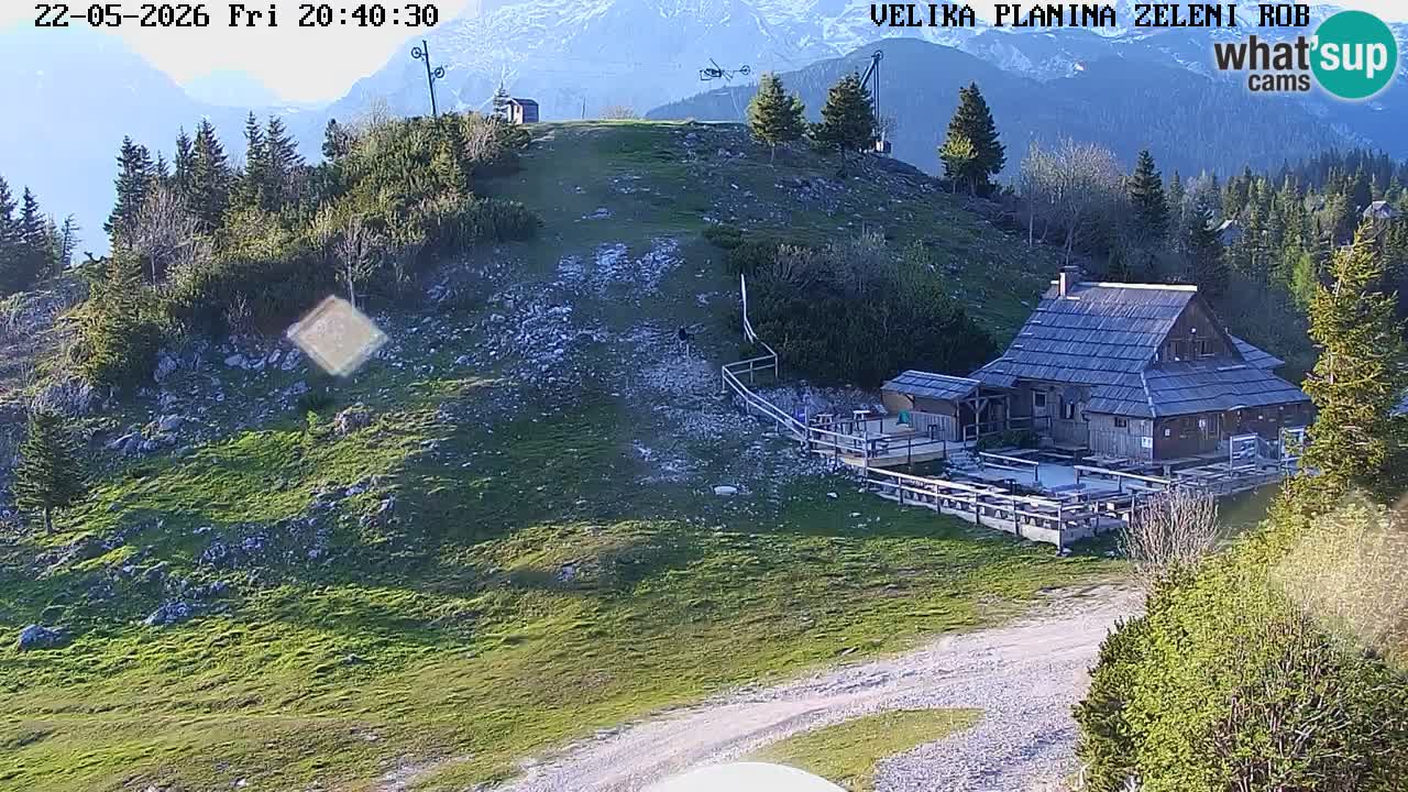 Zeleni Rob | Webcam en vivo Velika Planina