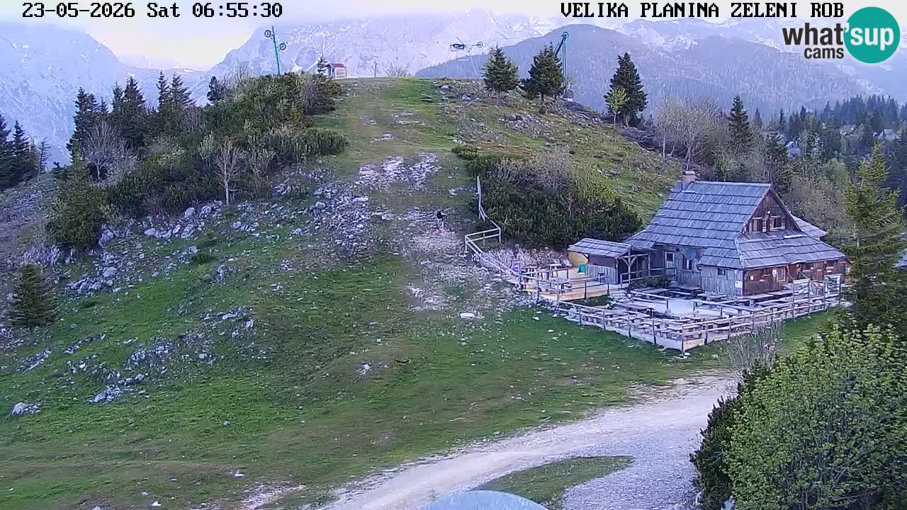 Zeleni Rob – Webcam live | Velika Planina