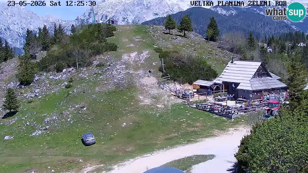 Zeleni Rob | Webcam live Velika Planina
