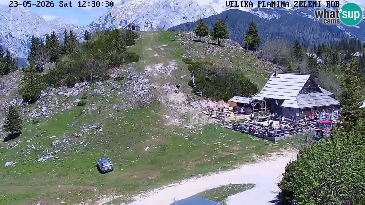Zeleni Rob – Webcam live | Velika Planina
