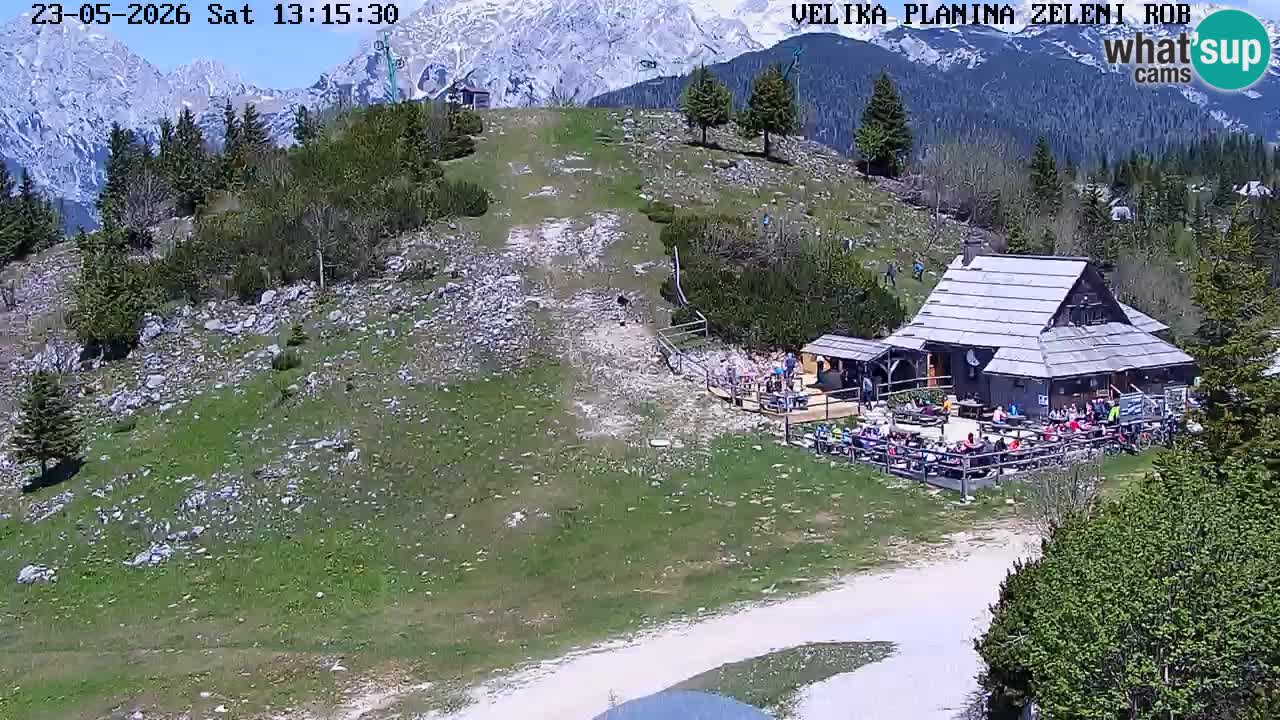 Zeleni Rob | Webcam live Velika Planina