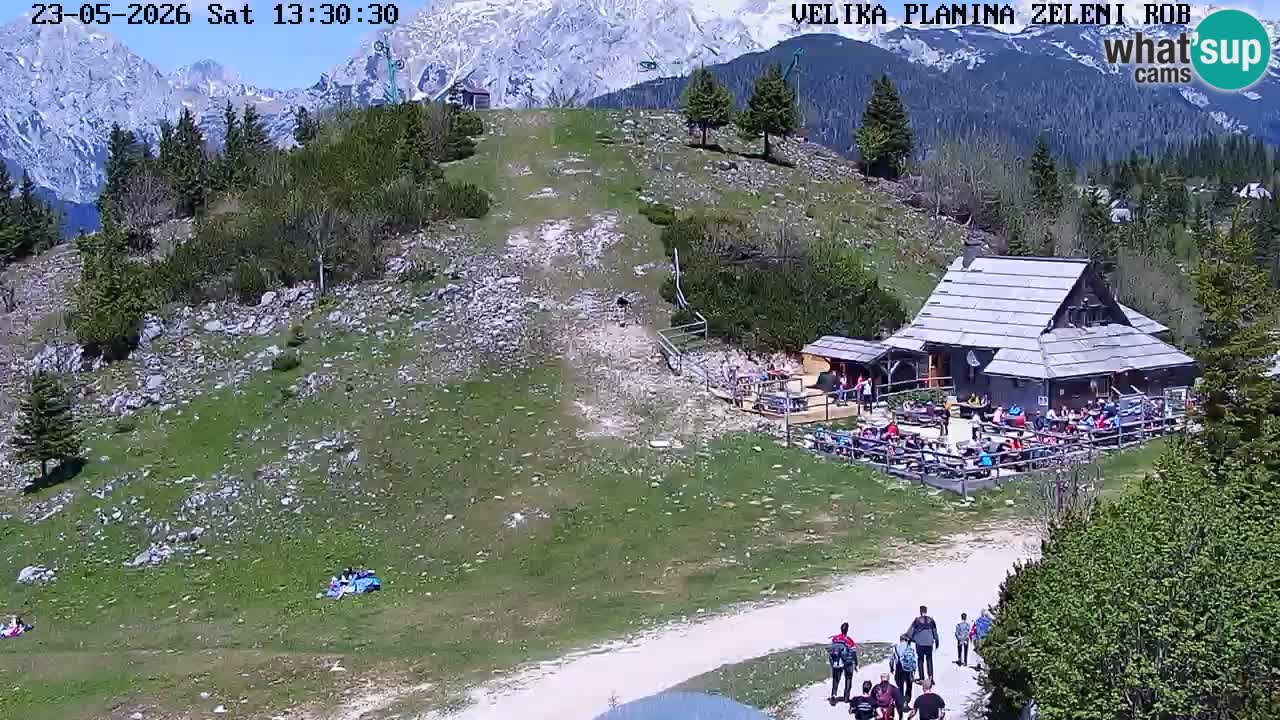 Zeleni Rob | Webcam live Velika Planina