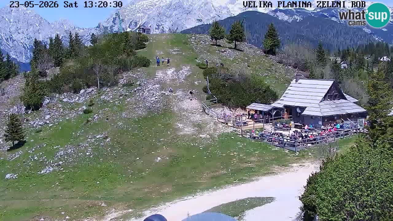 Zeleni Rob | Web kamera Velika Planina