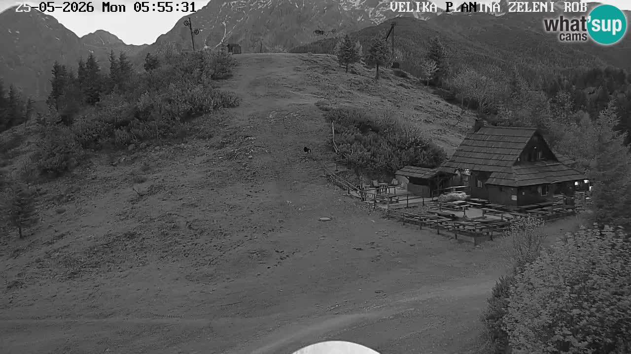 Zeleni Rob – Webcam live | Velika Planina