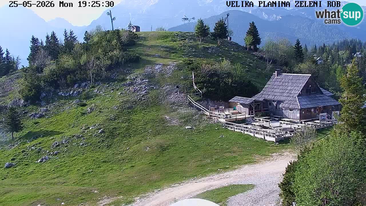 Zeleni Rob – Webcam live | Velika Planina