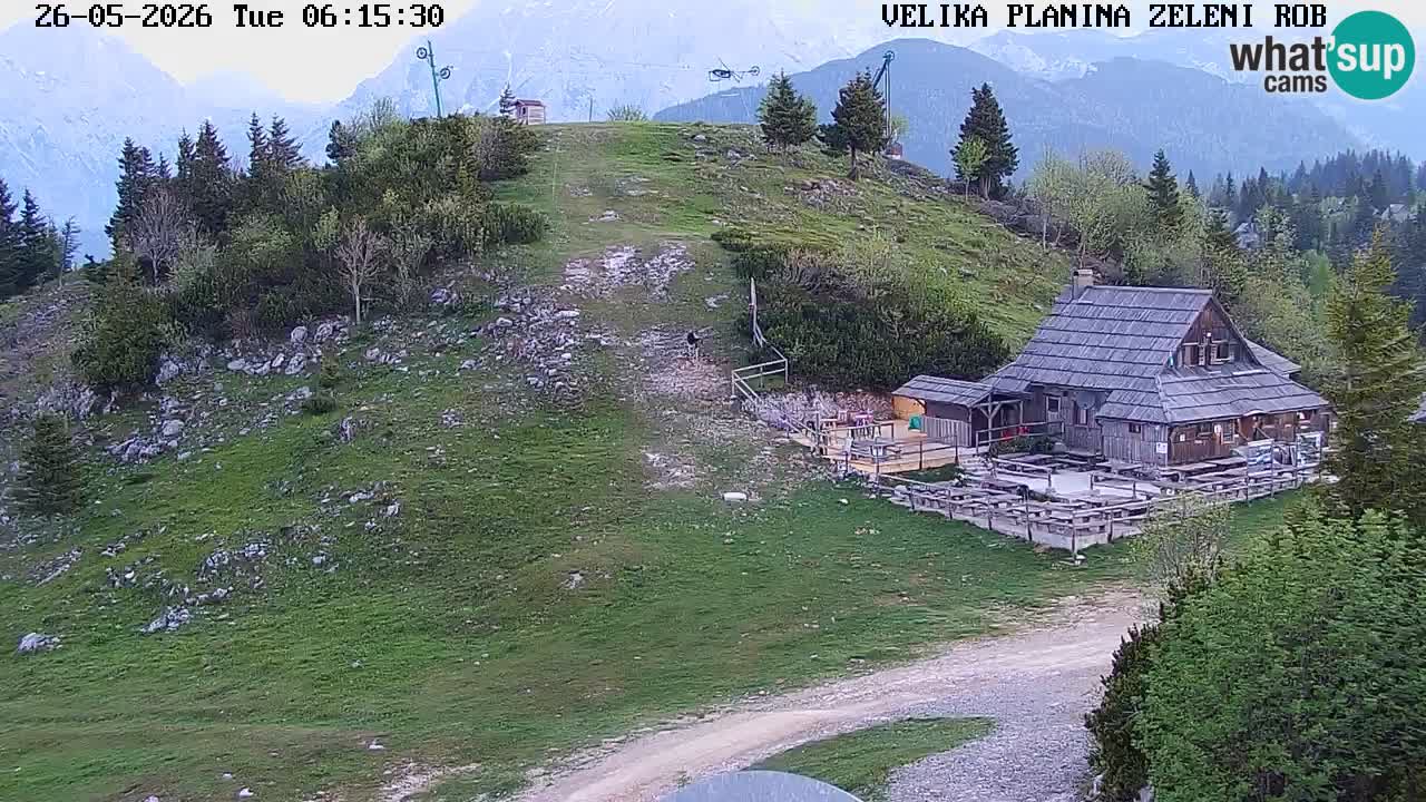 Zeleni Rob | Webcam live Velika Planina