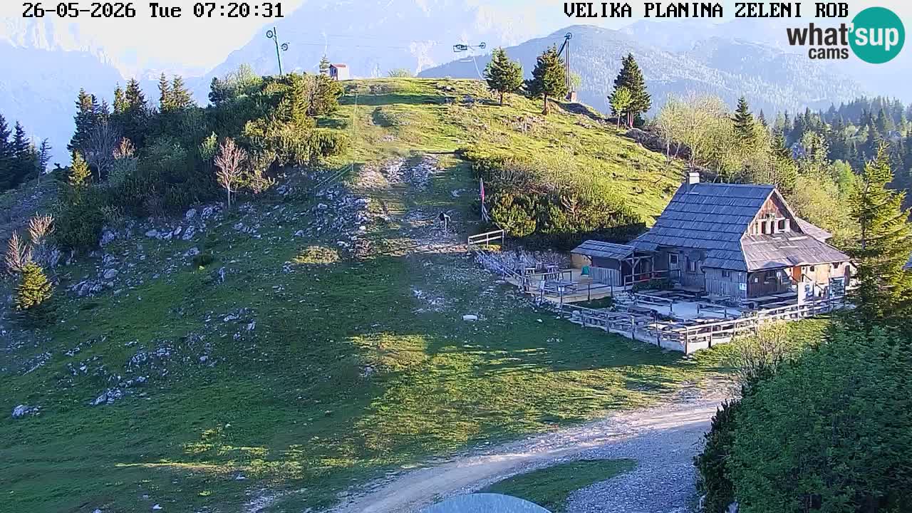 Zeleni Rob | Webcam live Velika Planina