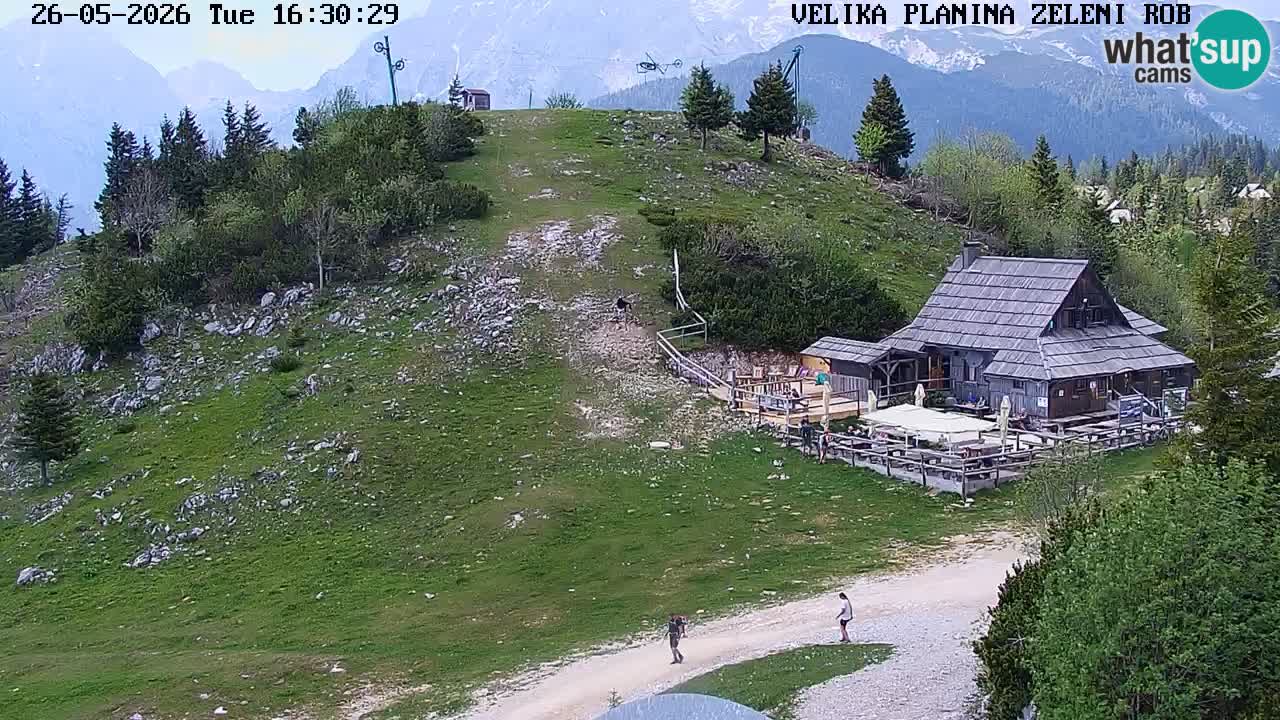 Zeleni Rob – Webcam live | Velika Planina