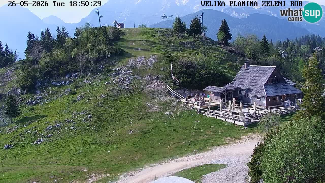 Zeleni Rob | Webcam live Velika Planina