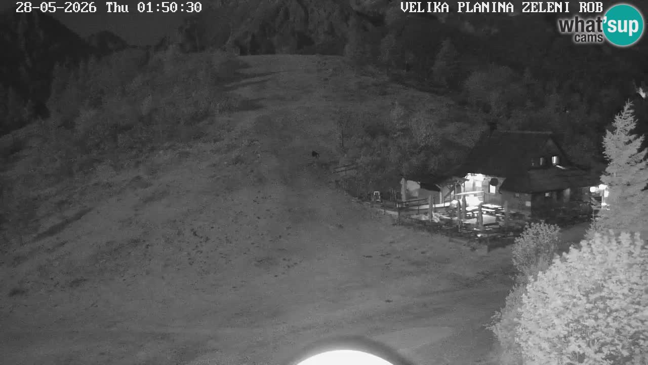 Zeleni Rob – Webcam live | Velika Planina