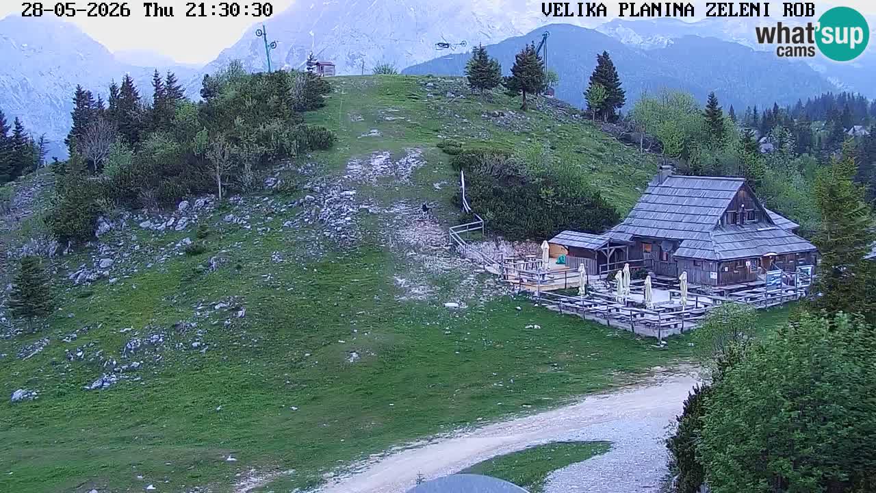 Zeleni Rob – Webcam live | Velika Planina