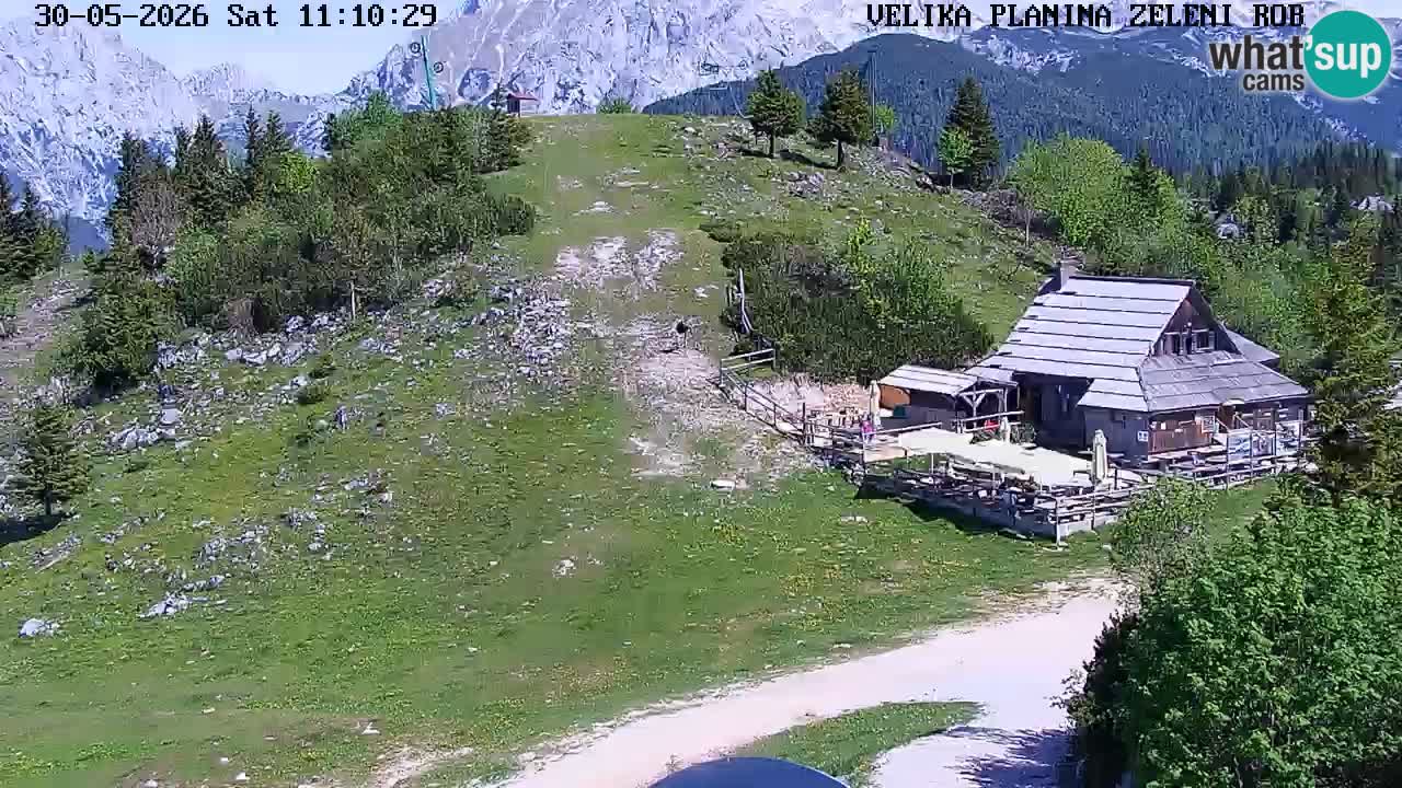 Zeleni Rob – Webcam live | Velika Planina
