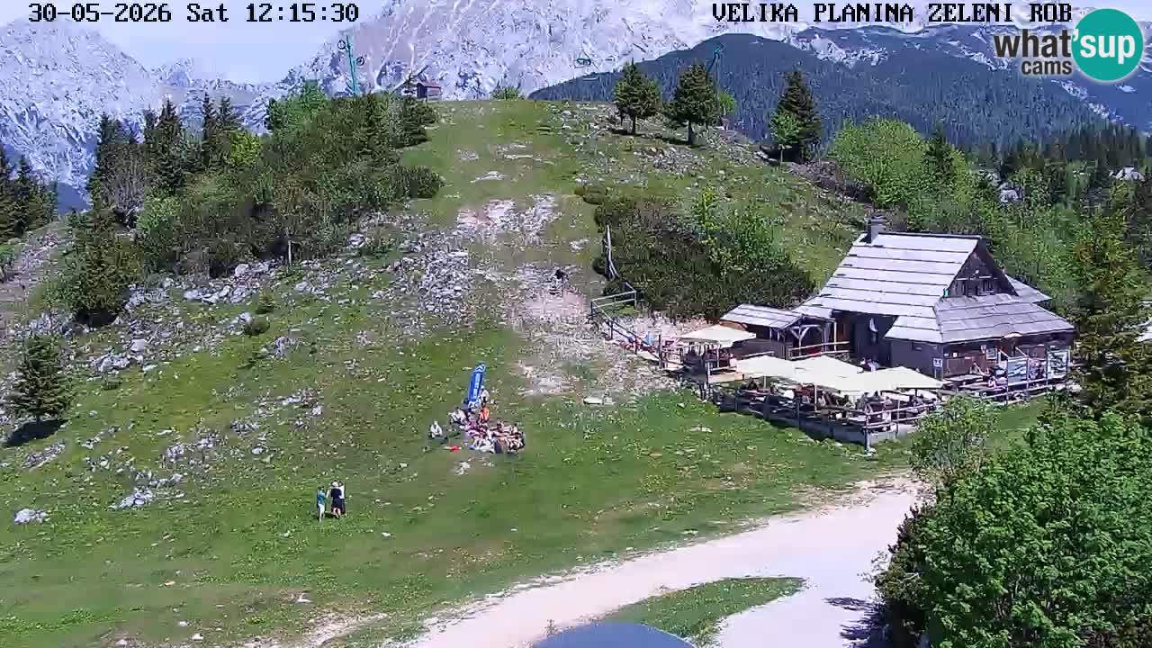 Zeleni Rob | Web kamera Velika Planina