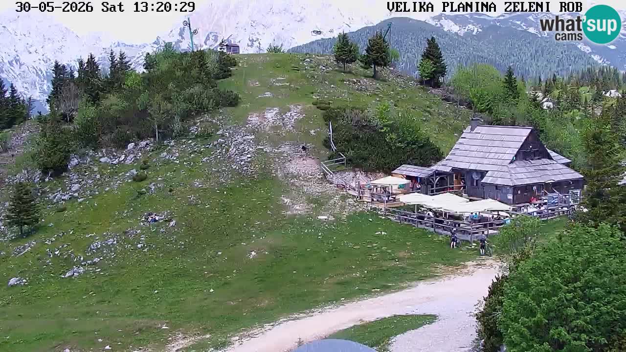 Zeleni Rob – Webcam live | Velika Planina