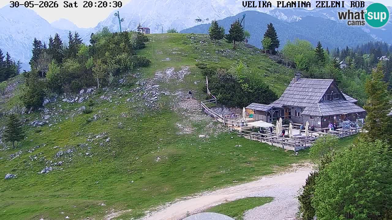 Zeleni Rob – Webcam live | Velika Planina