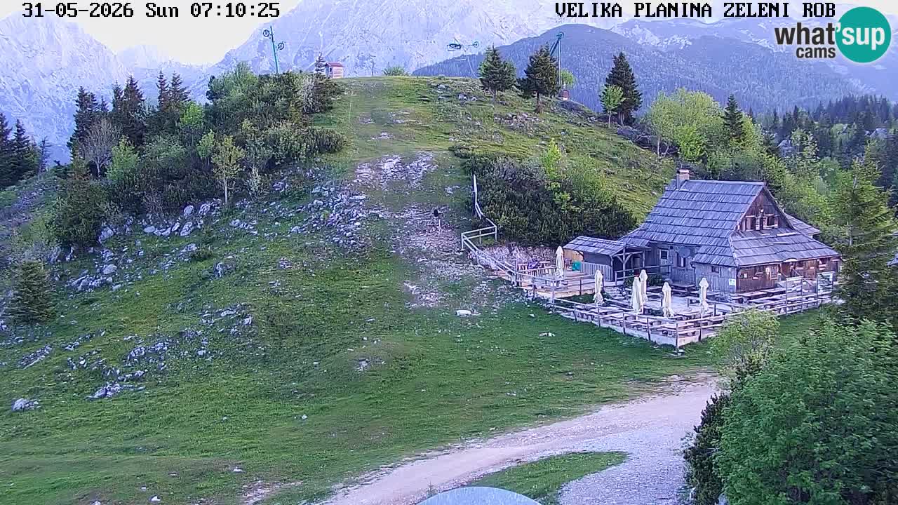Zeleni Rob – Webcam live | Velika Planina