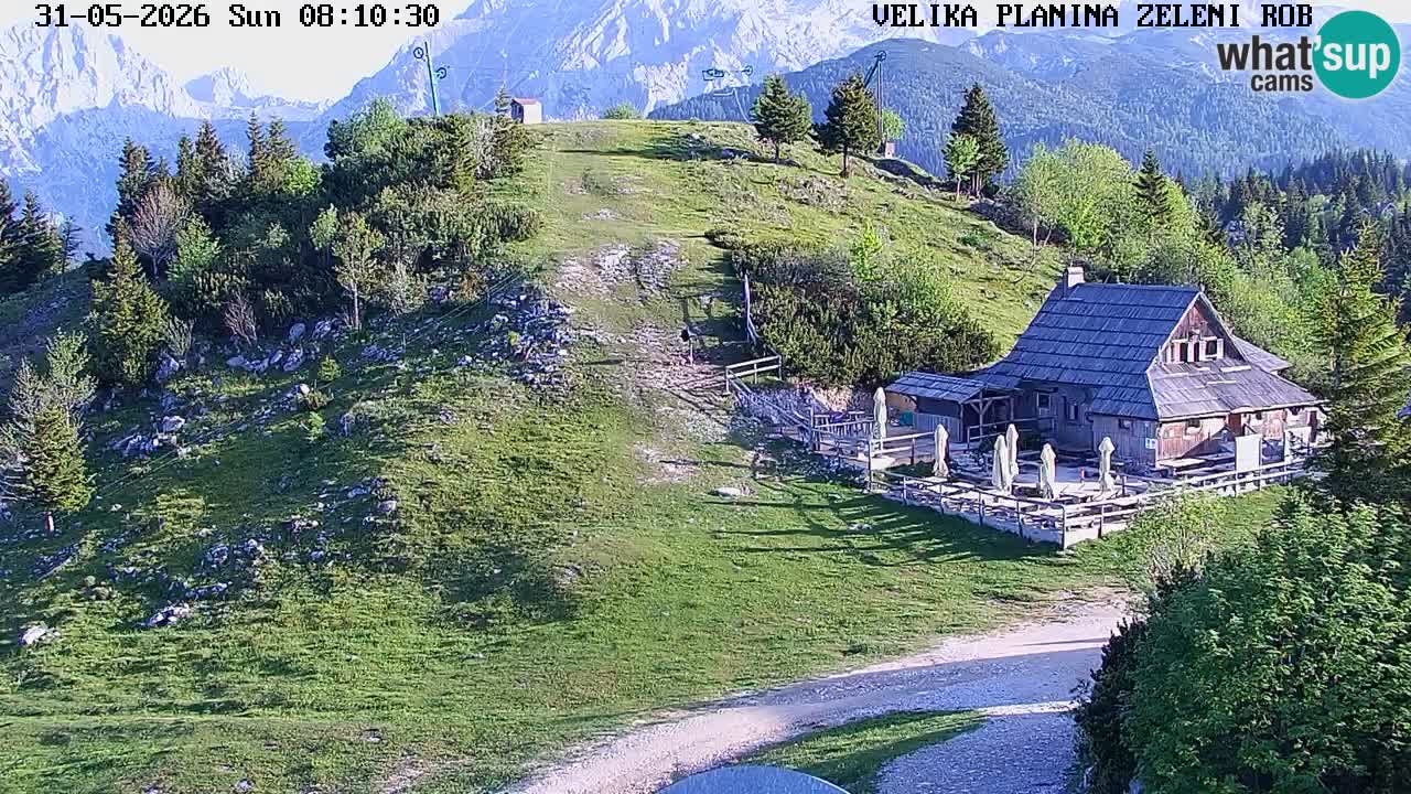 Zeleni Rob – Webcam live | Velika Planina
