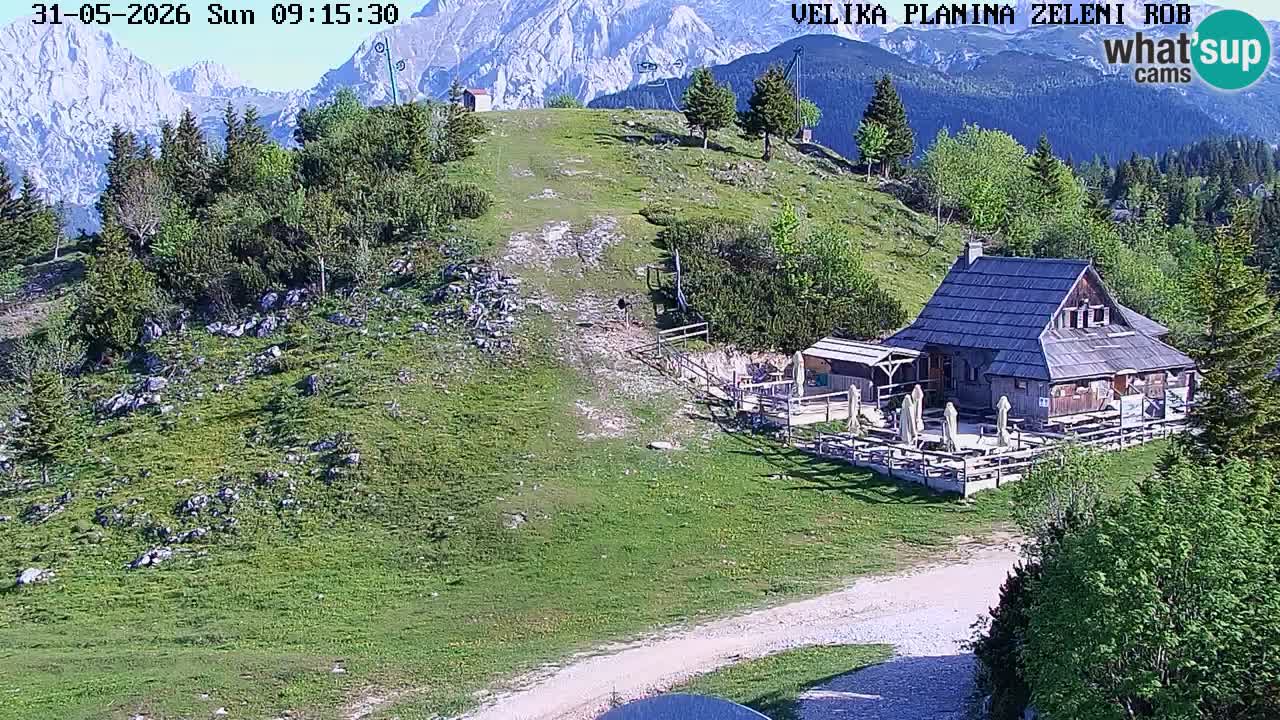 Zeleni Rob – Webcam live | Velika Planina