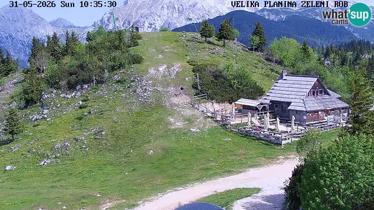 Zeleni Rob – Webcam live | Velika Planina