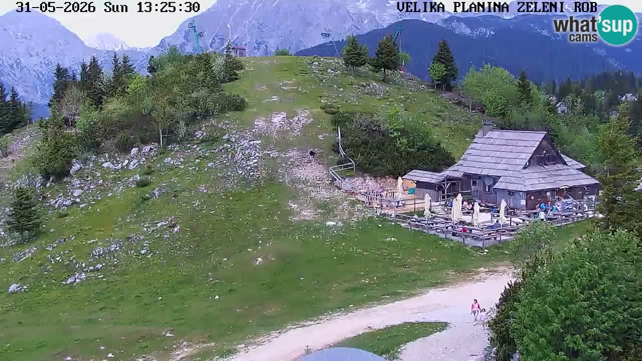 Zeleni Rob | Webcam live Velika Planina