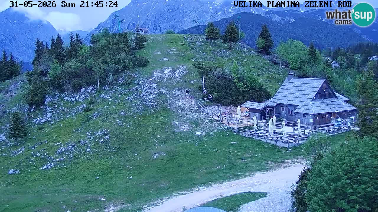 Zeleni Rob – Webcam live | Velika Planina