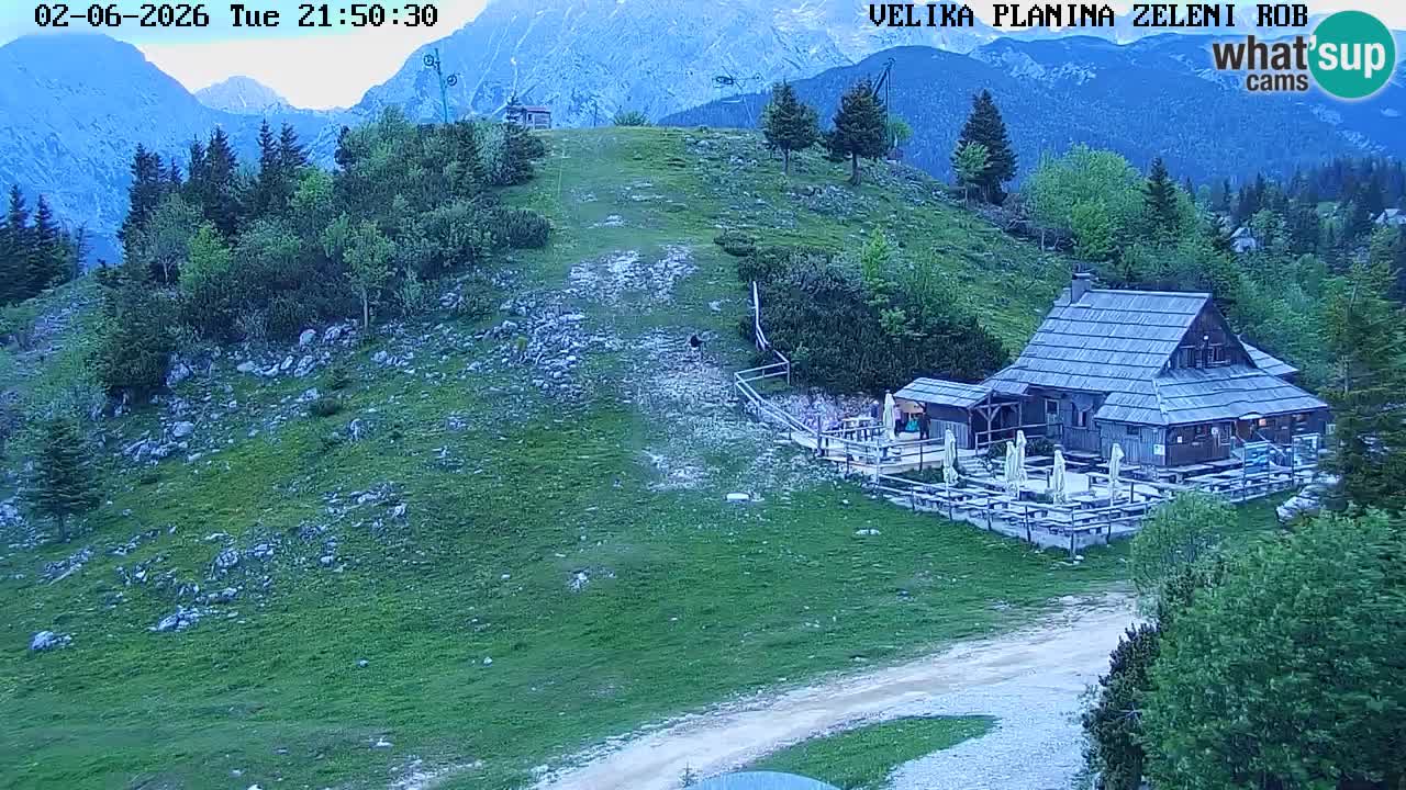 Zeleni Rob – Webcam live | Velika Planina